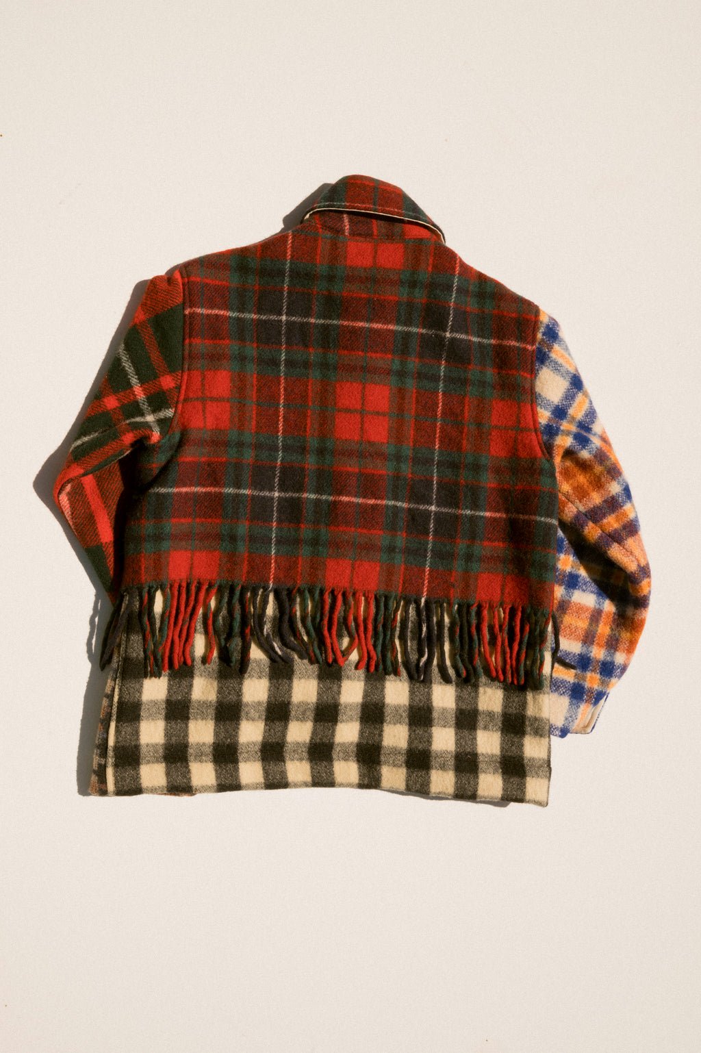 Fringe Plaid Ardmore - Dark Red (Medium)