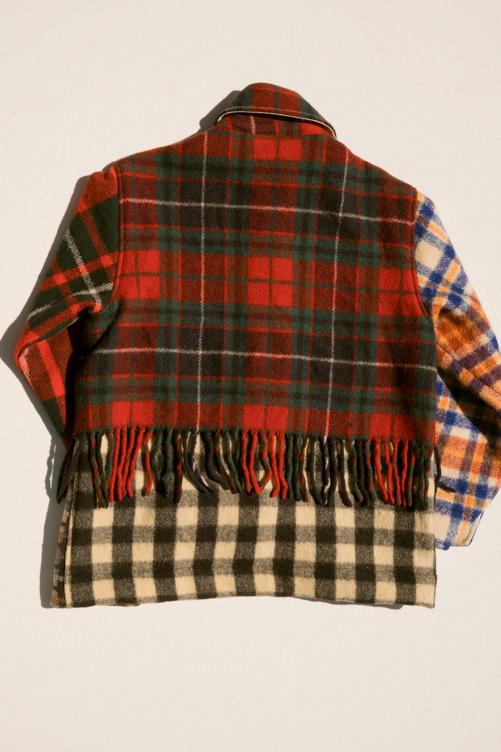 Fringe Plaid Ardmore - Dark Red (Medium)