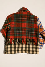 Fringe Plaid Ardmore - Dark Red (Medium)