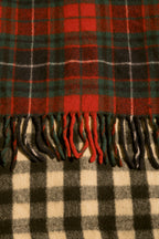 Fringe Plaid Ardmore - Dark Red (Medium)