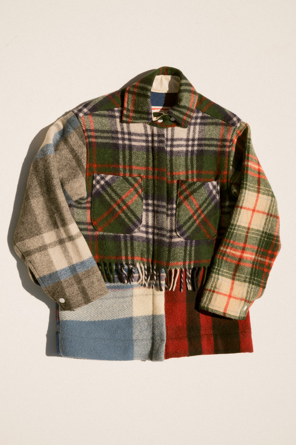 Fringe Plaid Ardmore - Green (XSmall)