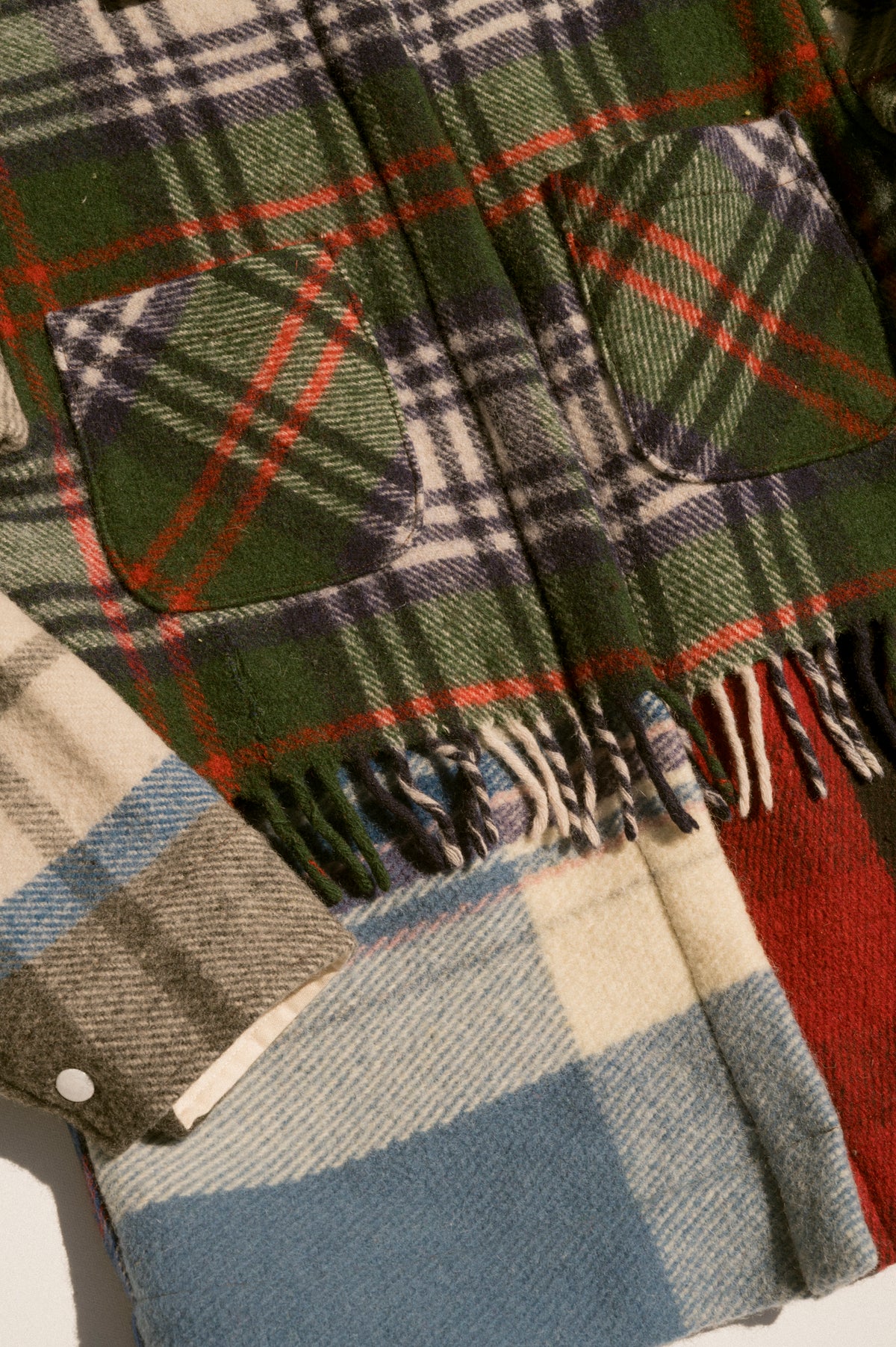 Fringe Plaid Ardmore - Green (XSmall)