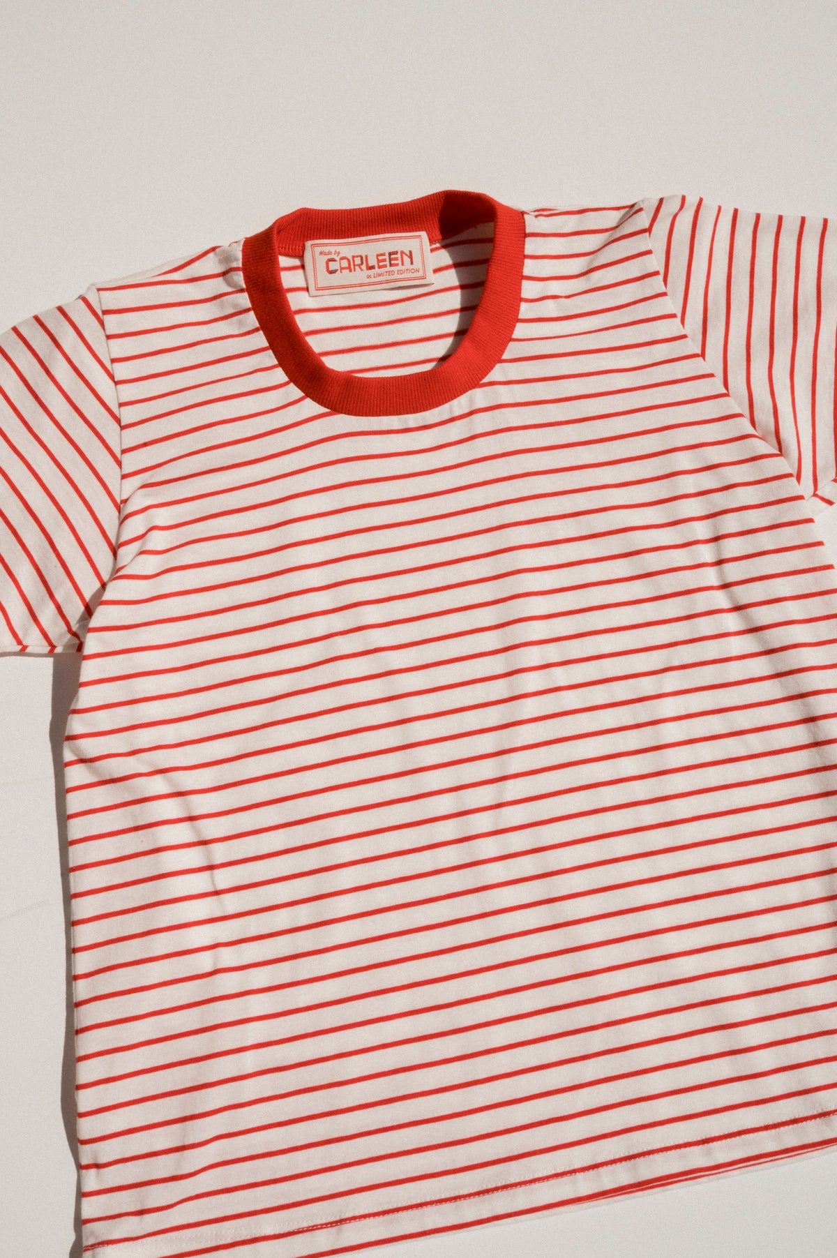 Perfect Little Short Sleeve Shirt - Red Stripe