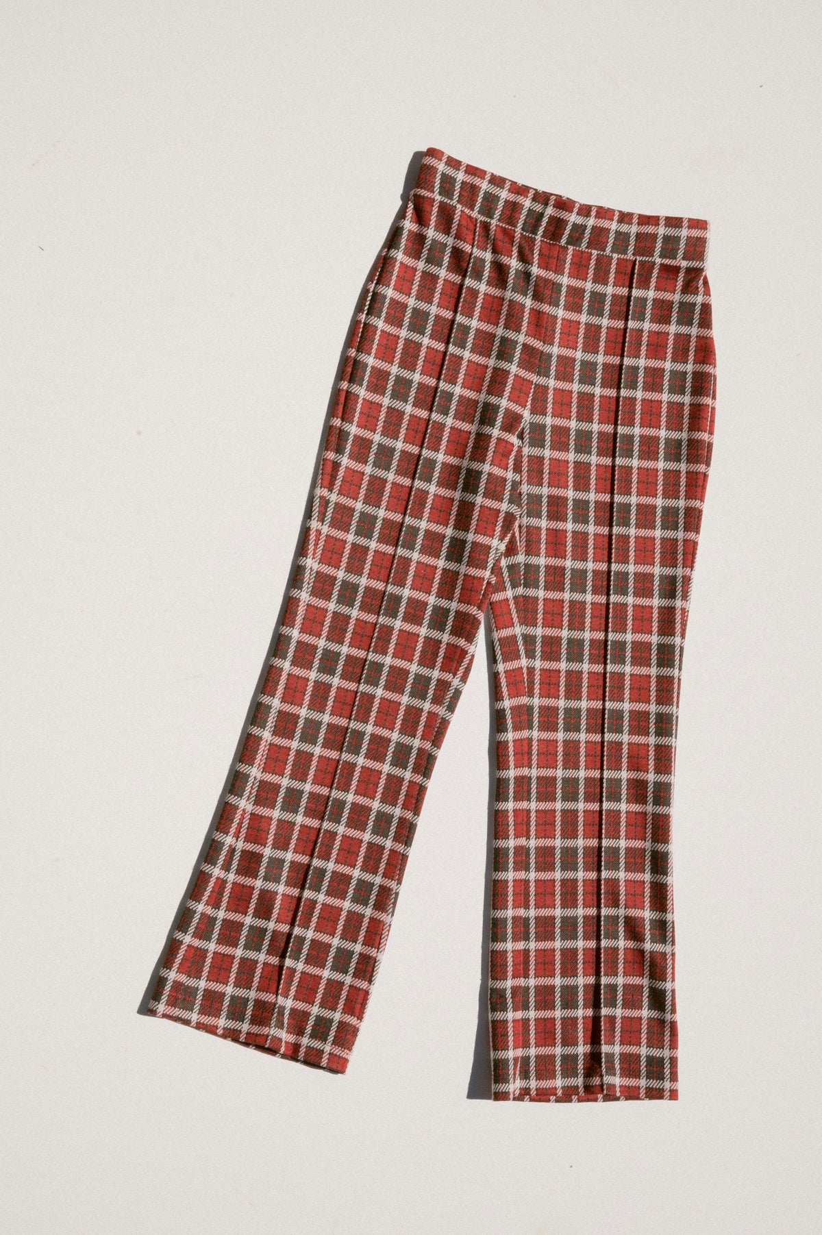 Kick Flare Pants - Redditch Plaid