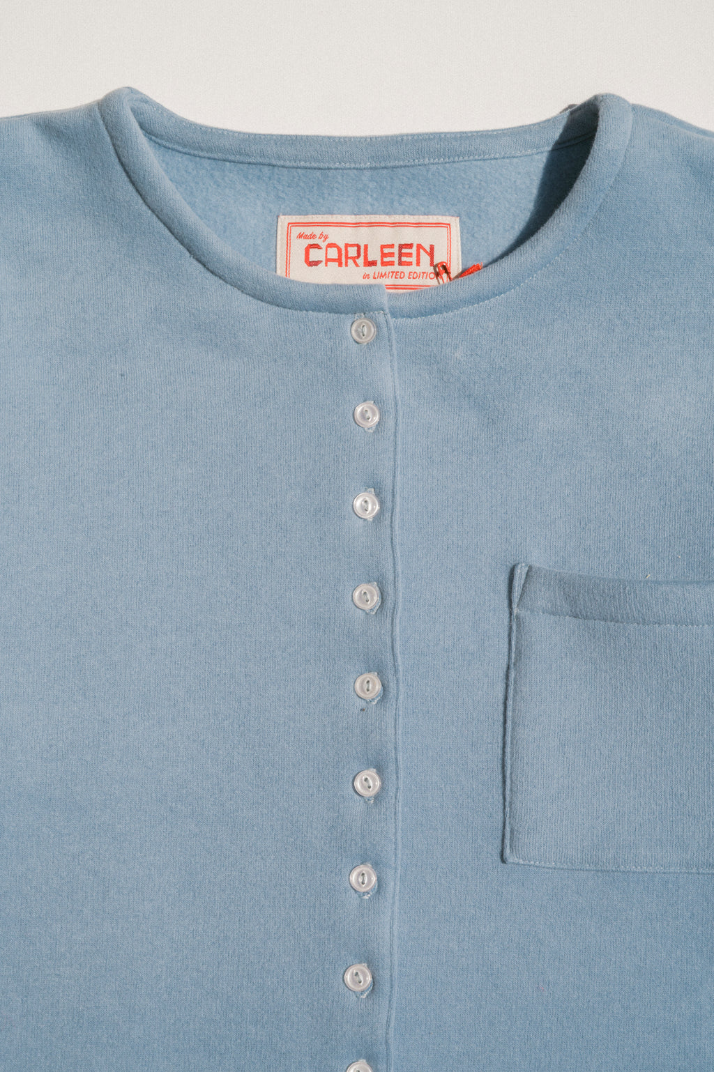 Drop Shoulder Cardigan - Sky