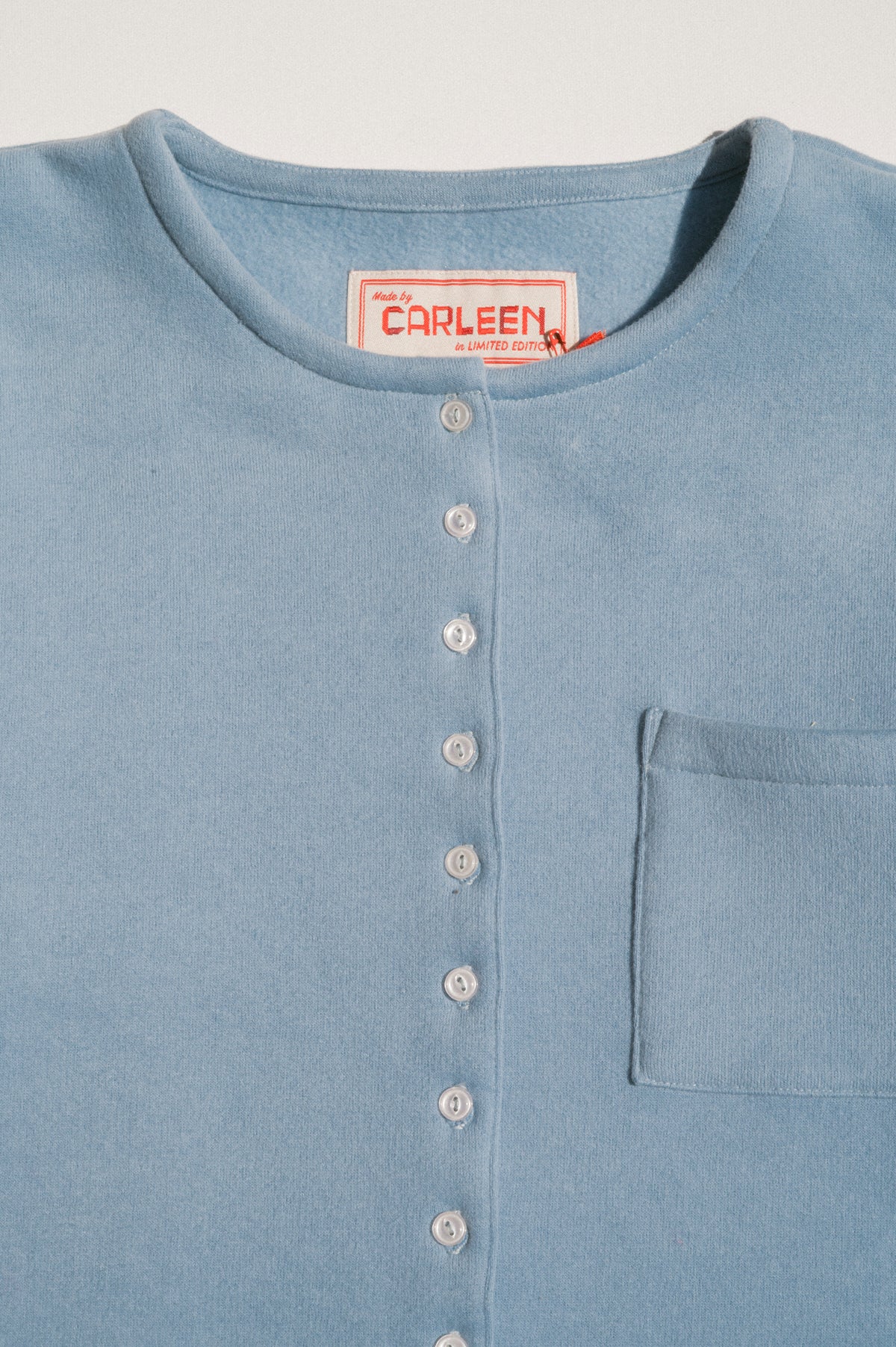 Drop Shoulder Cardigan - Sky