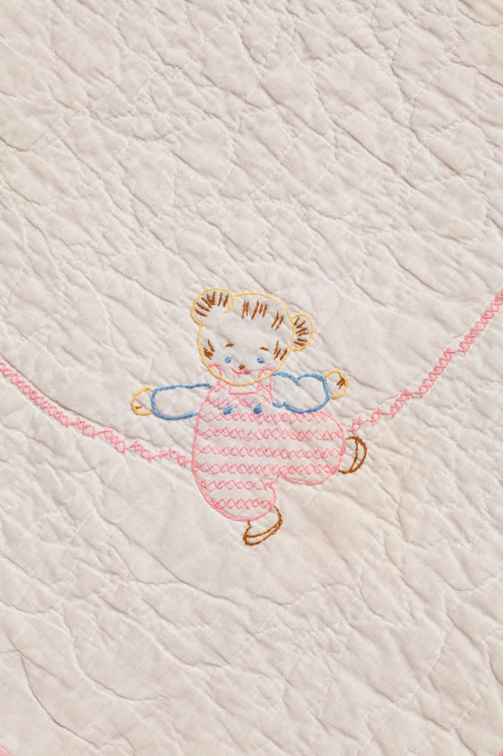 Vintage Baby Quilt - Goodnight, Sweet Dreams