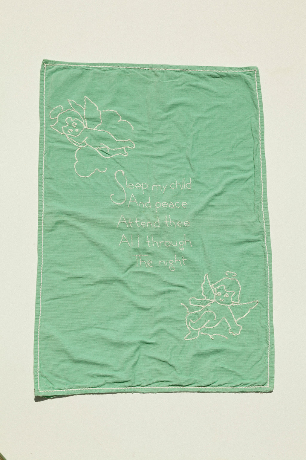 Vintage Baby Quilt - Sleep my Child