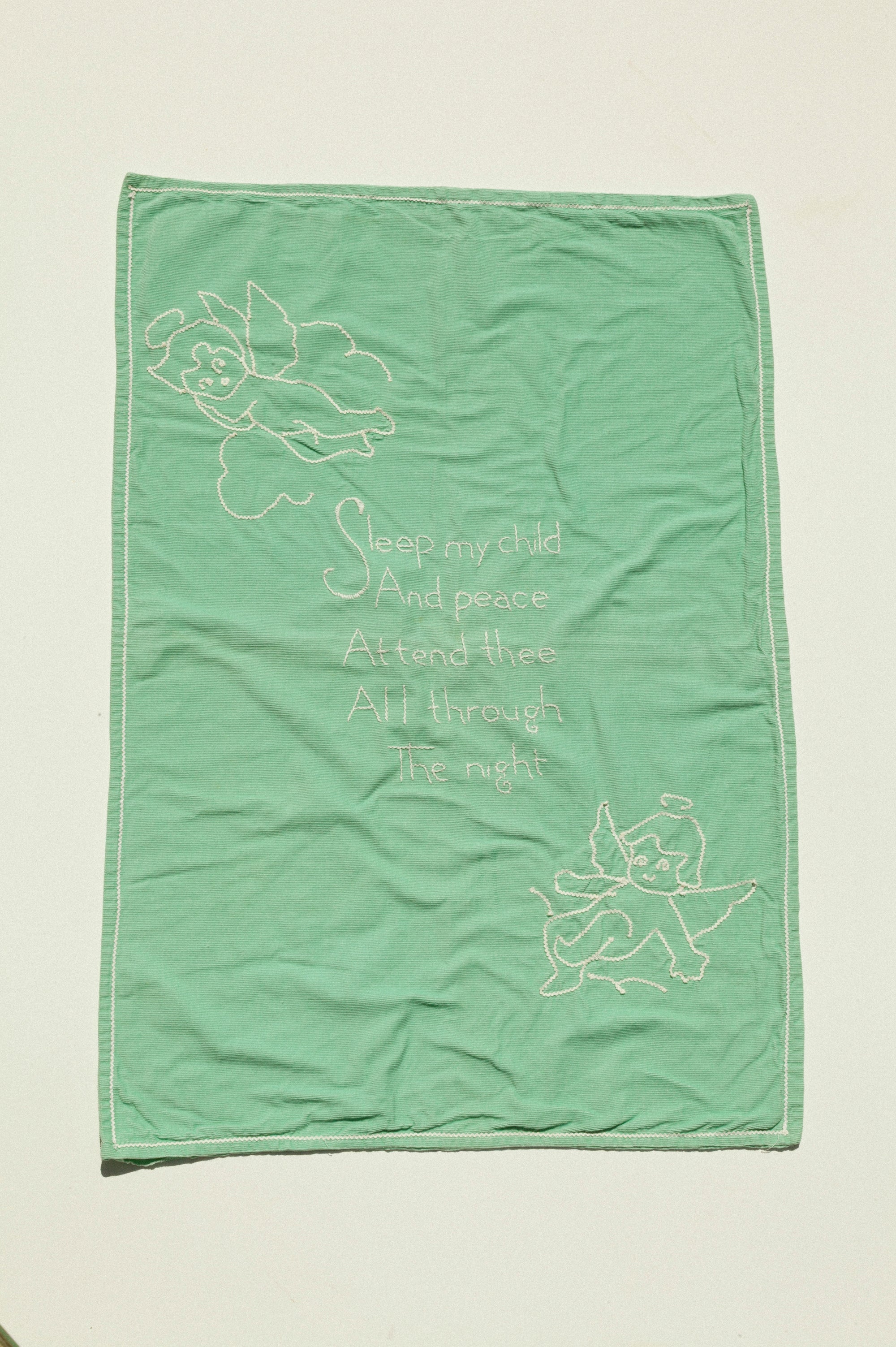 Vintage Baby Quilt - Sleep my Child