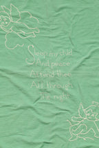 Vintage Baby Quilt - Sleep my Child