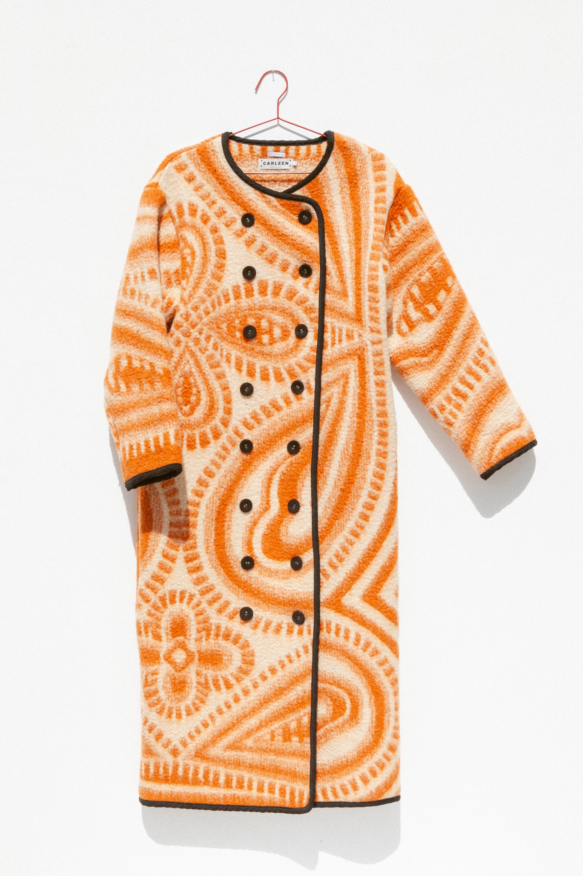 Long Brookes Jacket - Orange (Small)