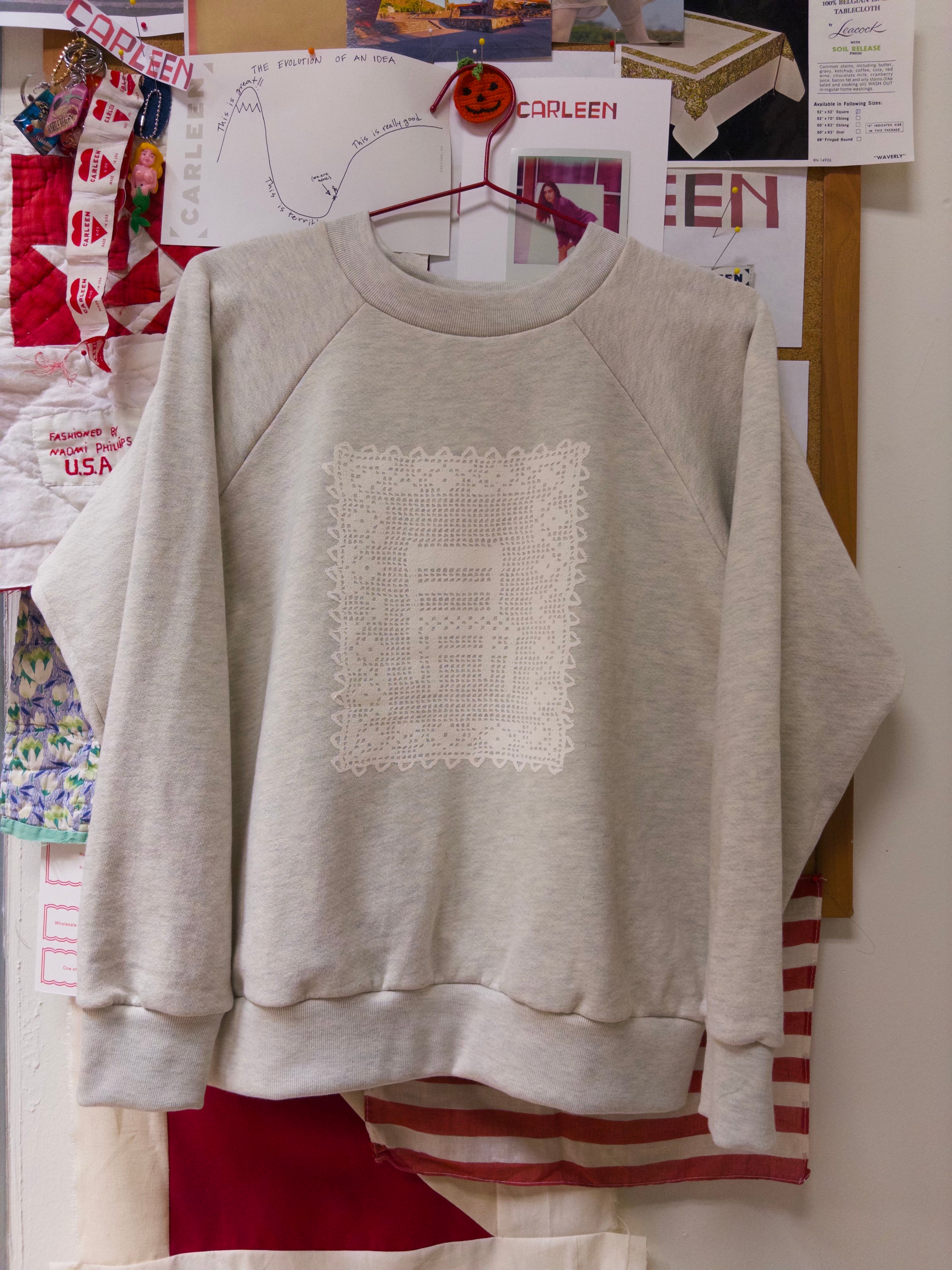 Rory Sweatshirt - Heather Doily