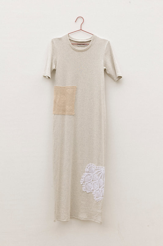 Doily T-Shirt Dress (Small)
