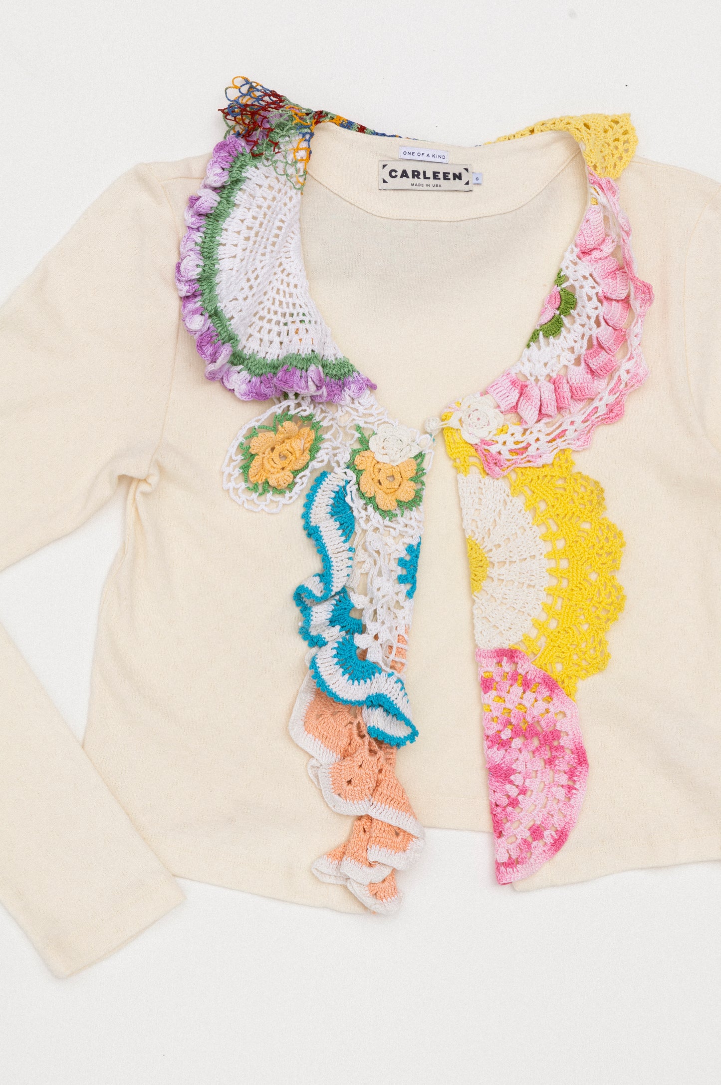 Doily Cardigan - Berries (Small)