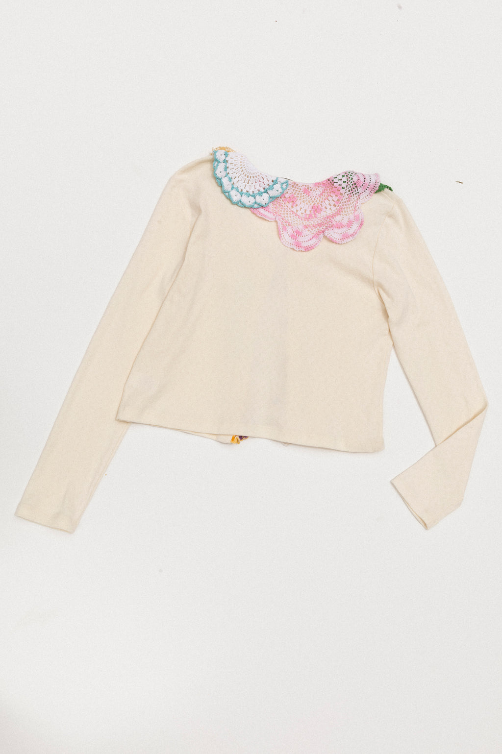 Doily Cardigan - Dragonfruit (Large)