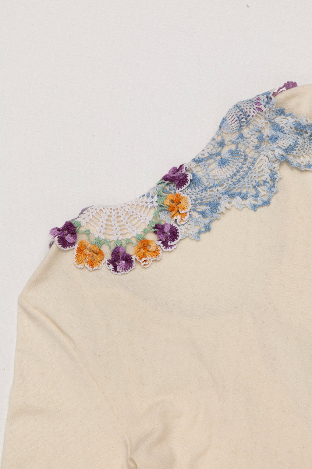 Doily Cardigan - Lavender (Medium)