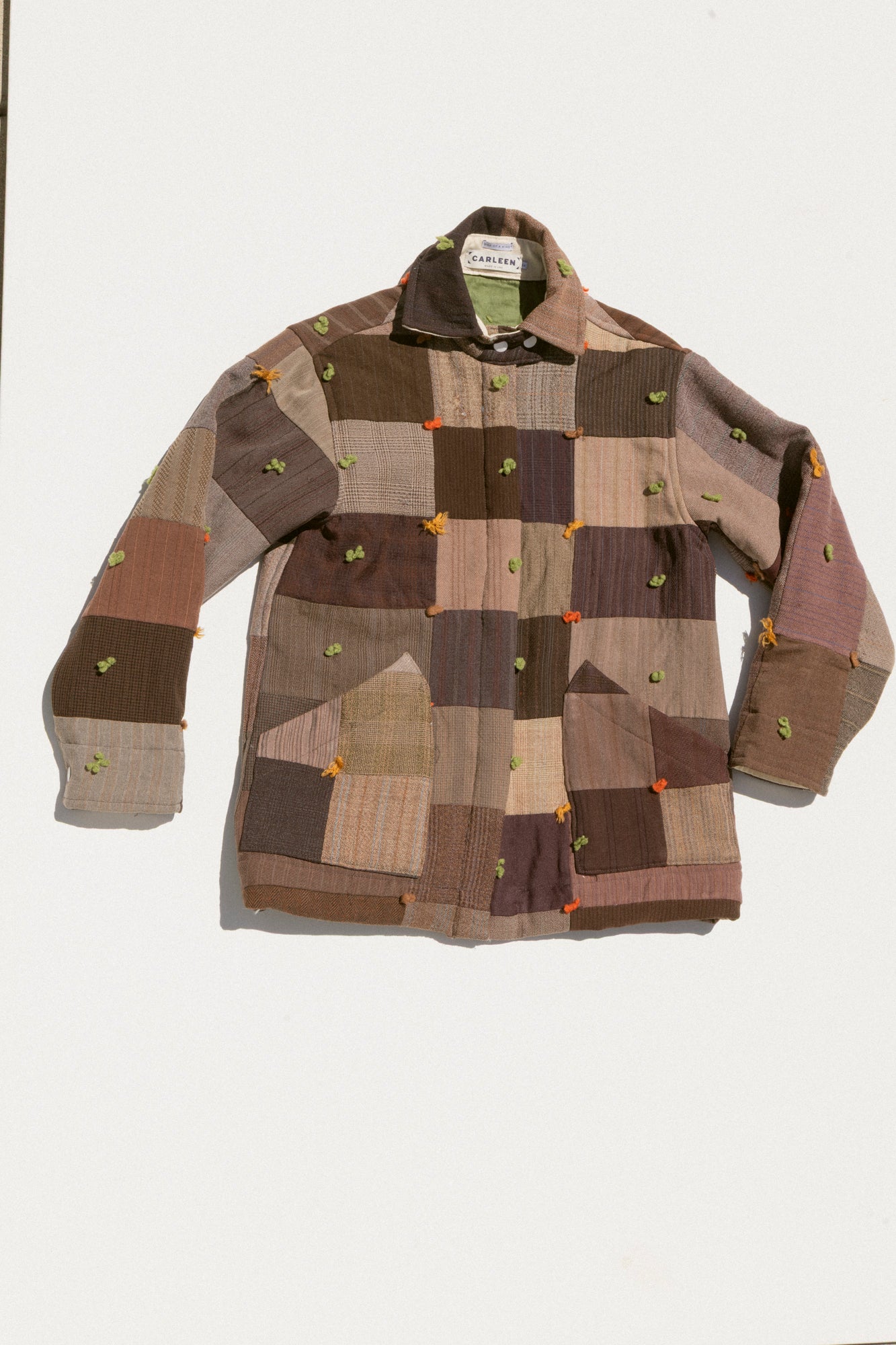 Quilt Ardmore Jacket - Brick Yarn Ties (XSmall)