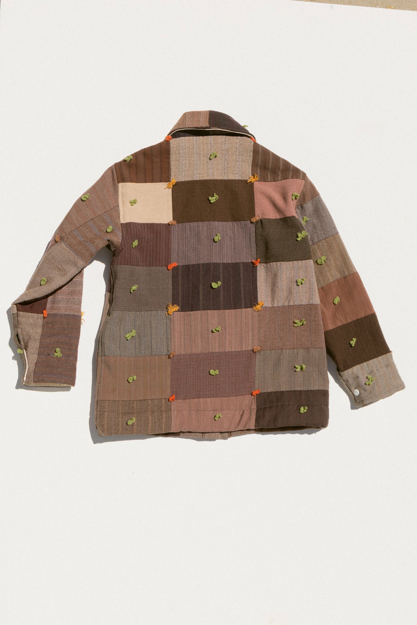 Quilt Ardmore Jacket - Brick Yarn Ties (XSmall)