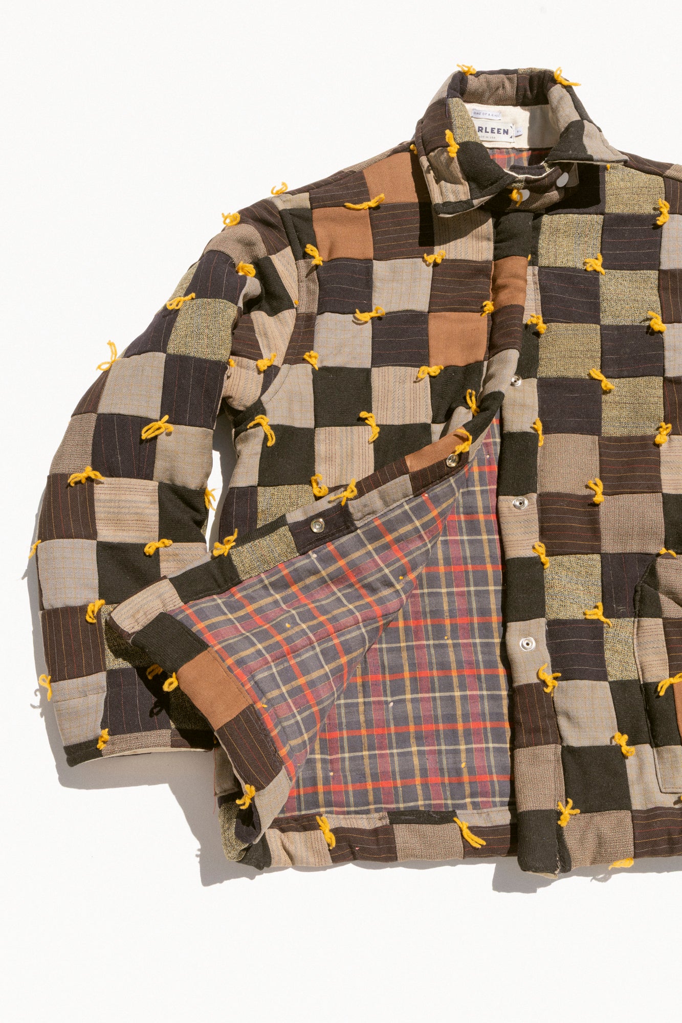 Quilt Ardmore Jacket - Checkered Yarn Ties (XLarge)