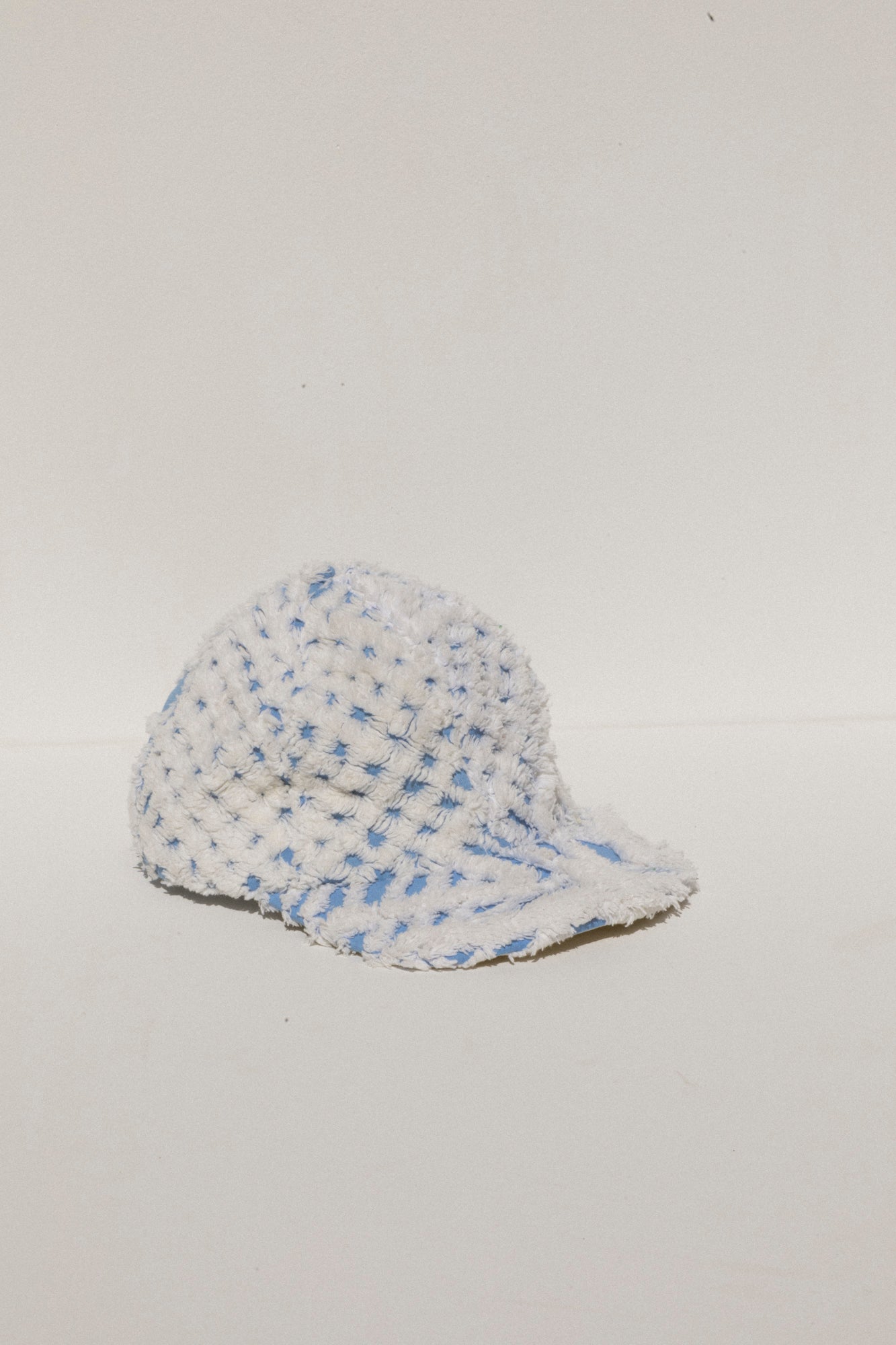 Chenille Hat - Blue Frosty #2