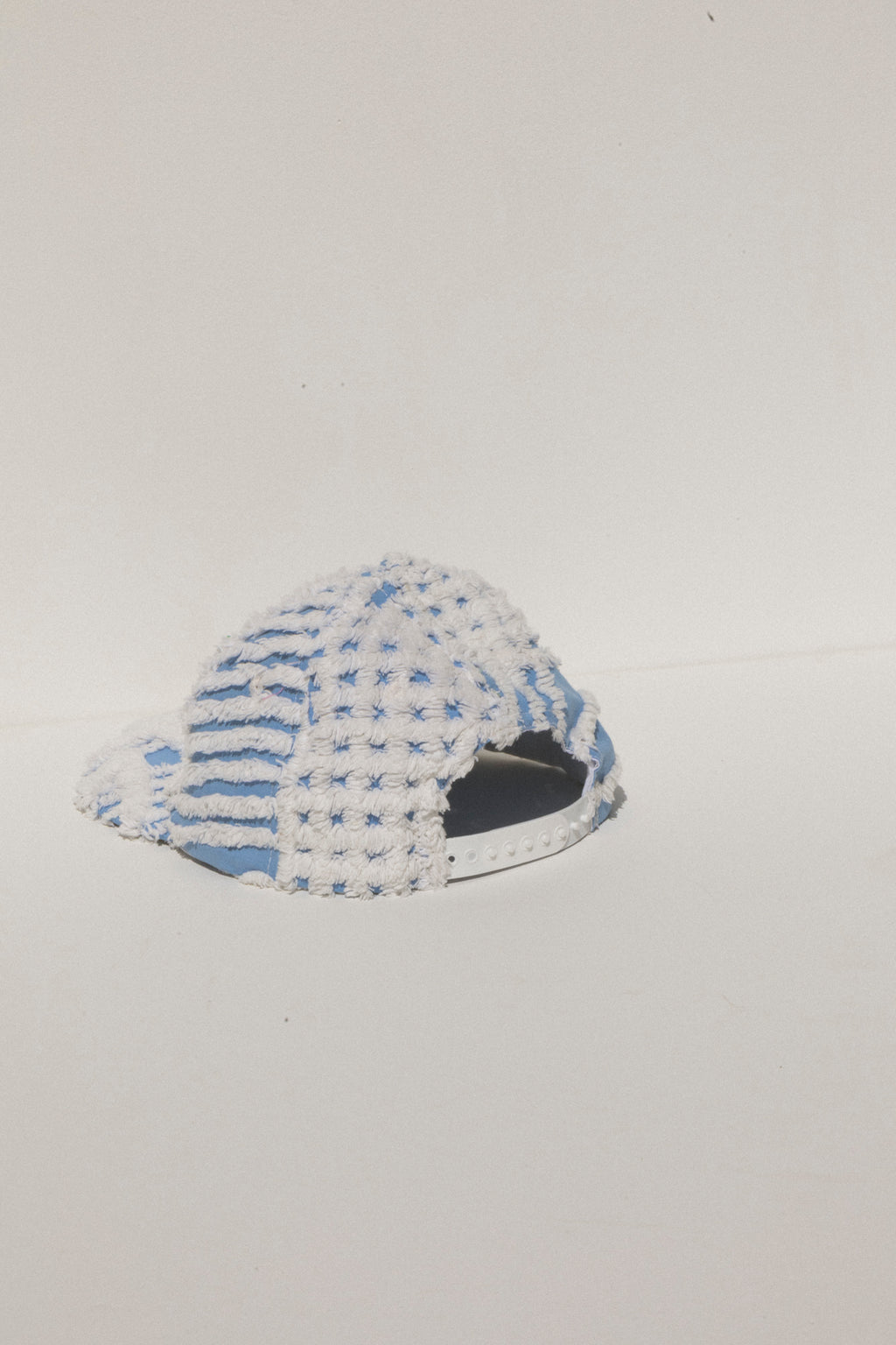 Chenille Hat - Blue Frosty #2