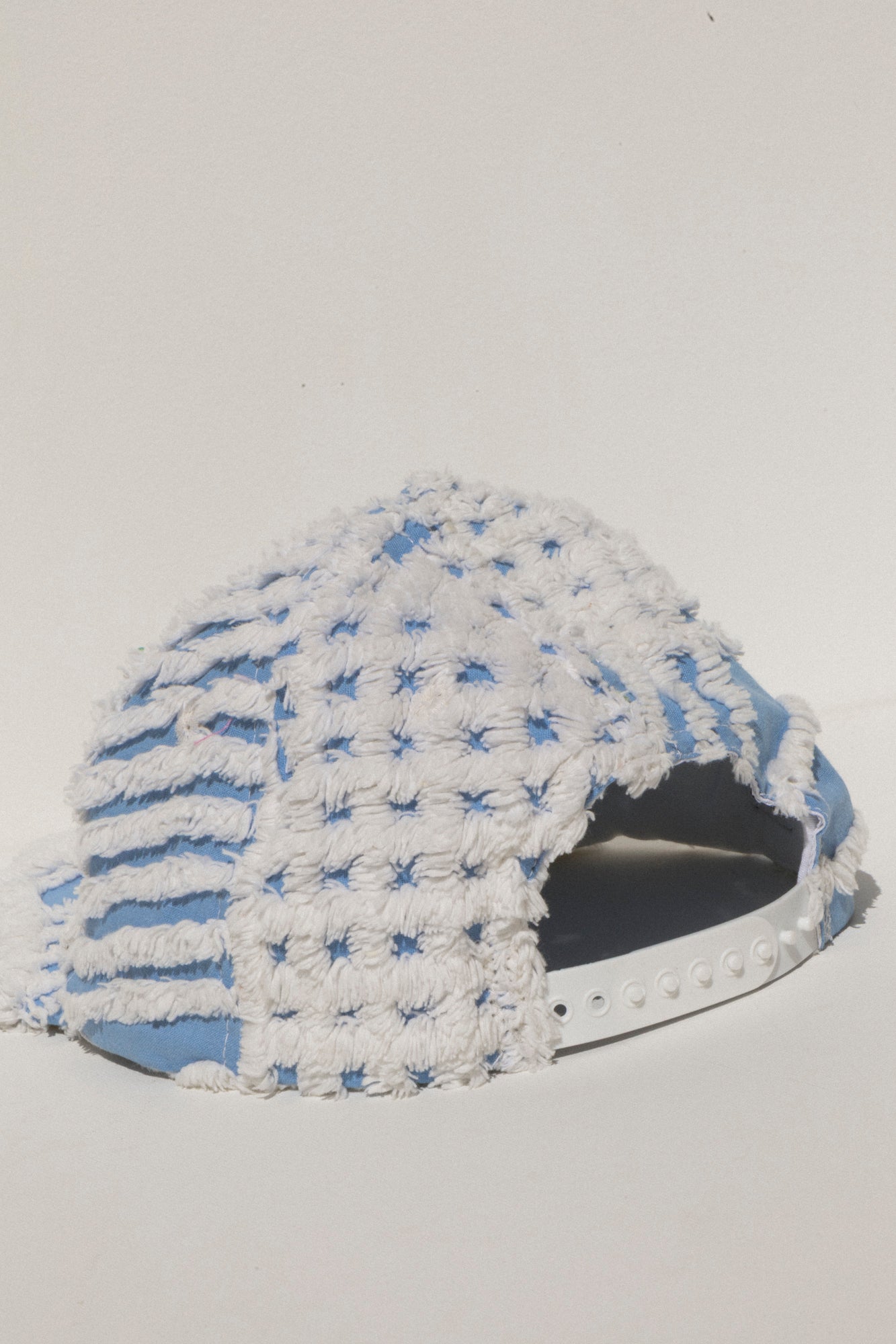 Chenille Hat - Blue Frosty #2