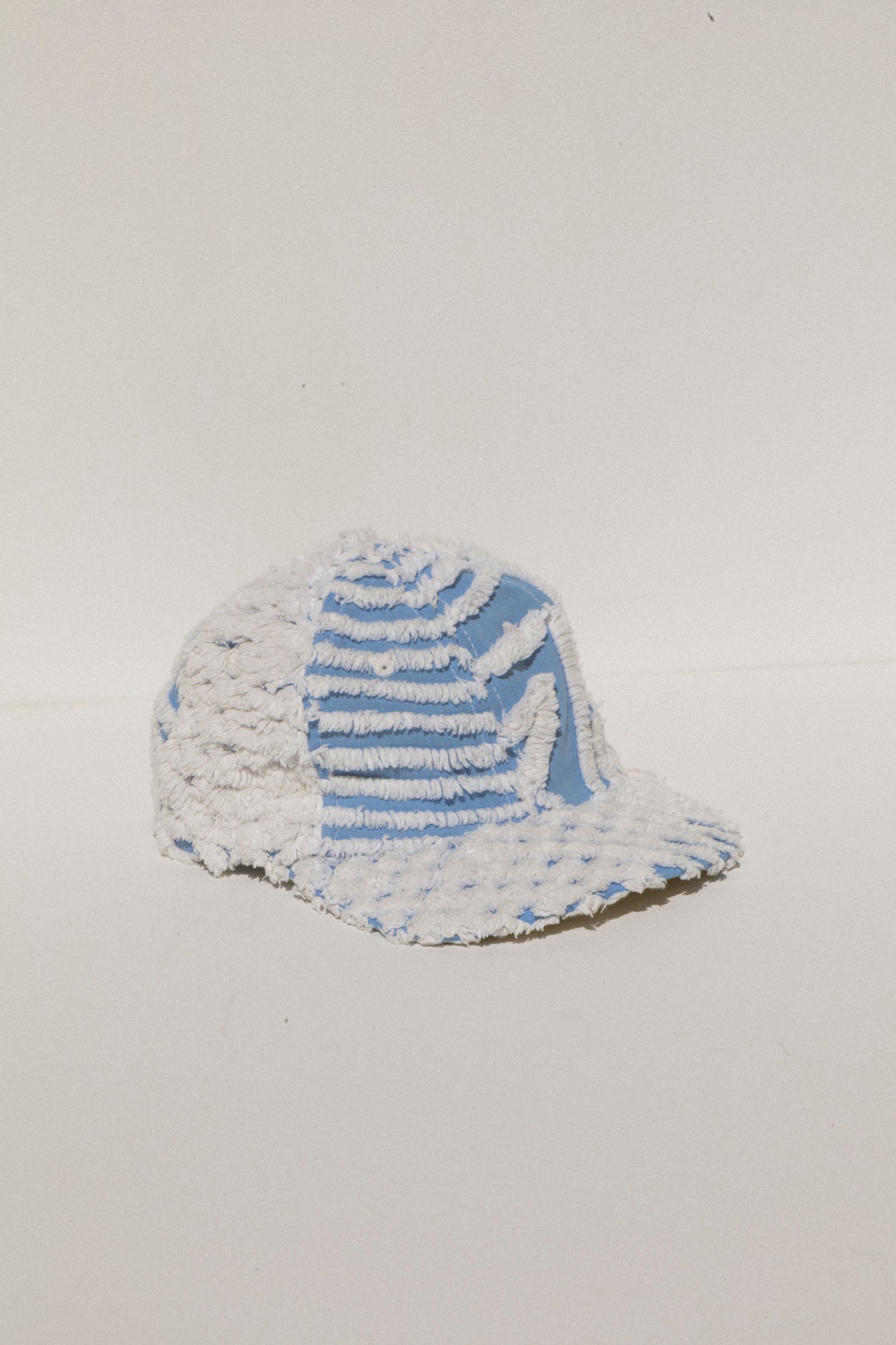Chenille Hat - Blue Frosty #3