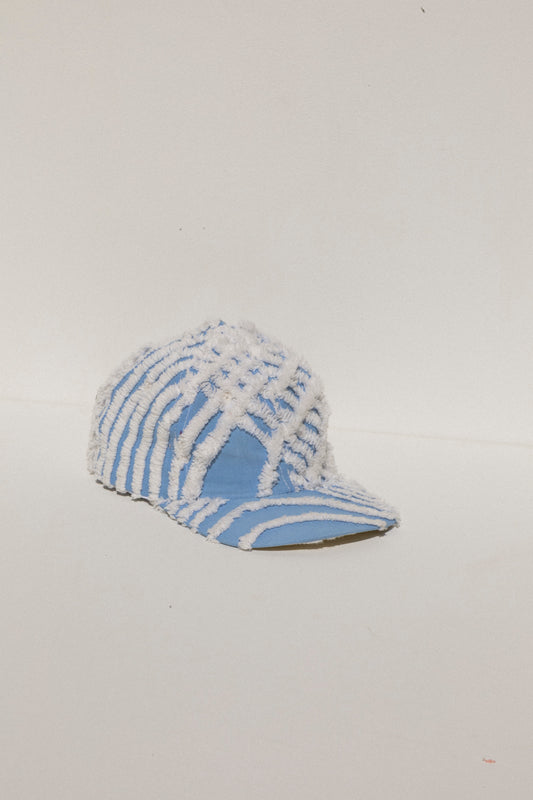 Chenille Hat - Blue Frosty #4