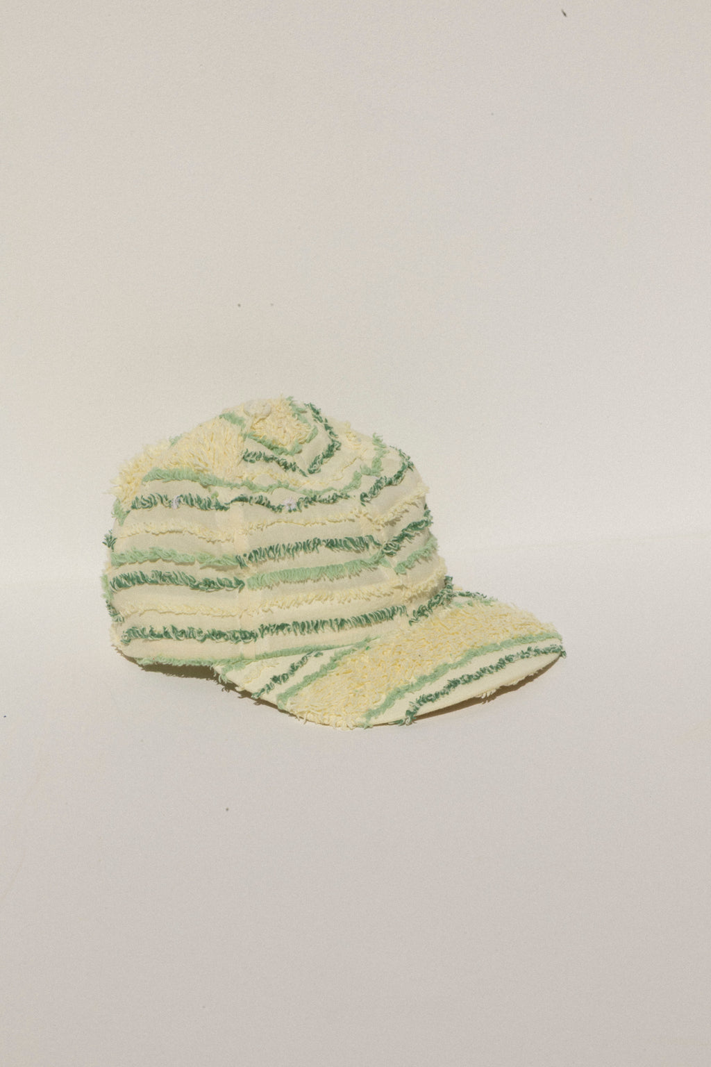 Chenille Hat - Lemon-Lime #2