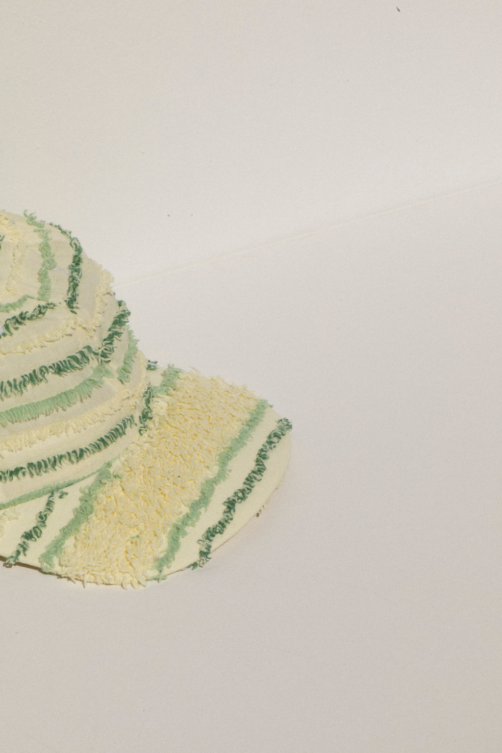Chenille Hat - Lemon-Lime #2