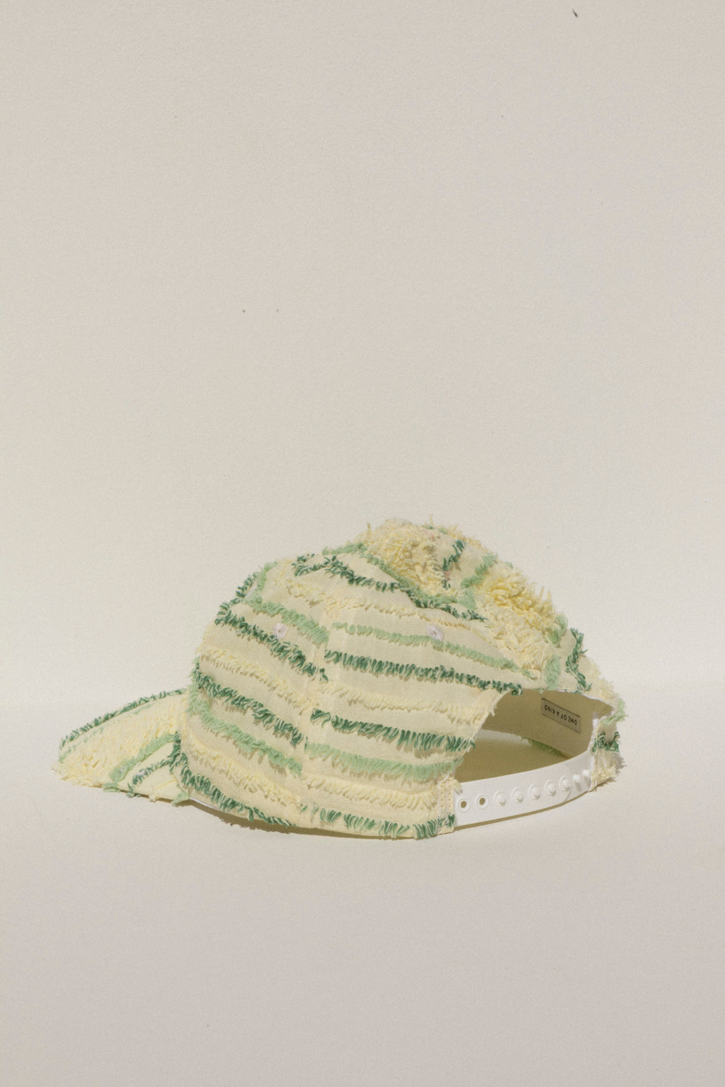 Chenille Hat - Lemon-Lime #2