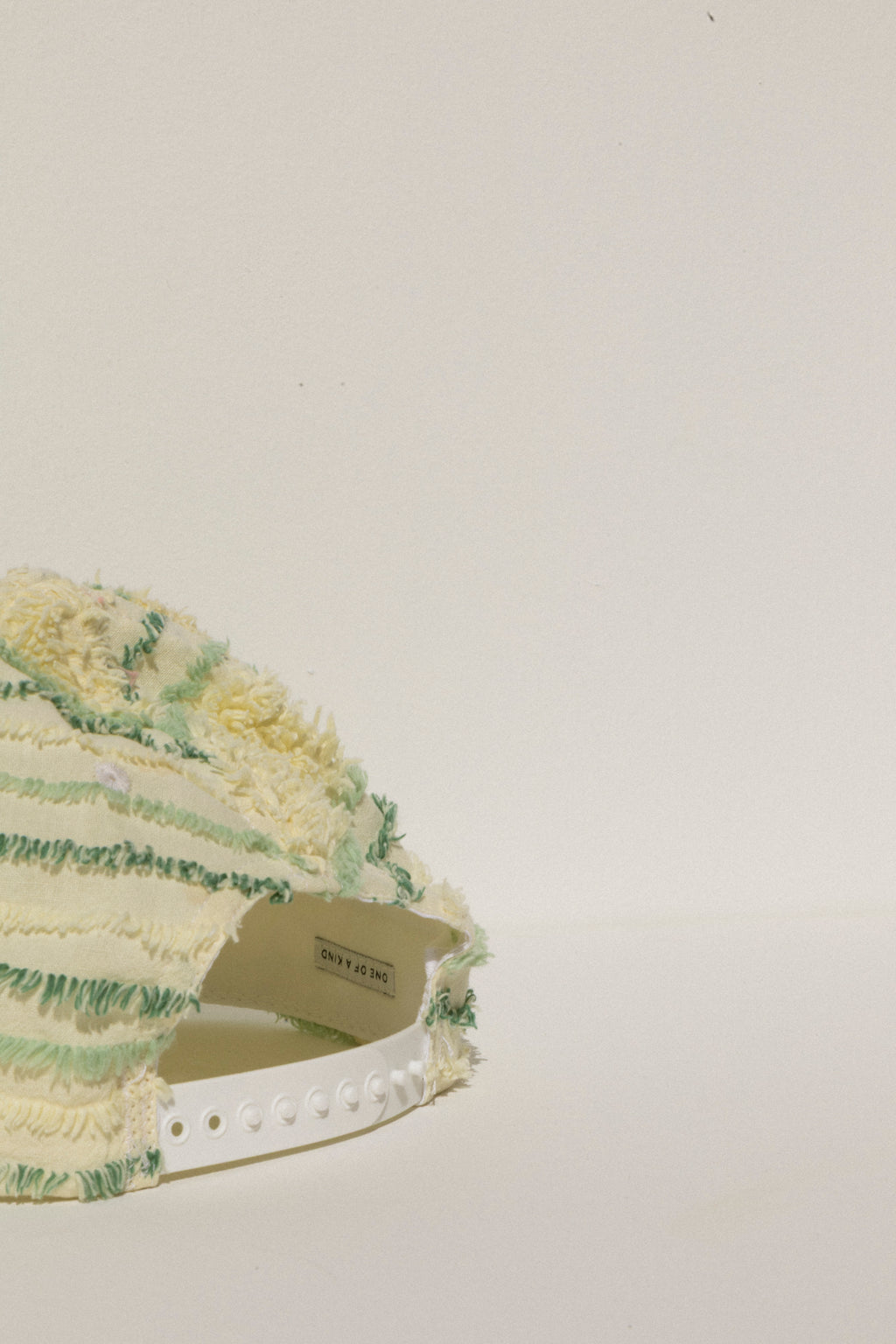 Chenille Hat - Lemon-Lime #2
