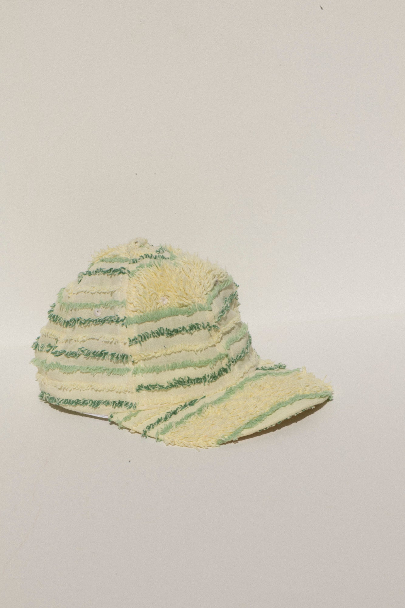 Chenille Hat - Lemon-Lime #3