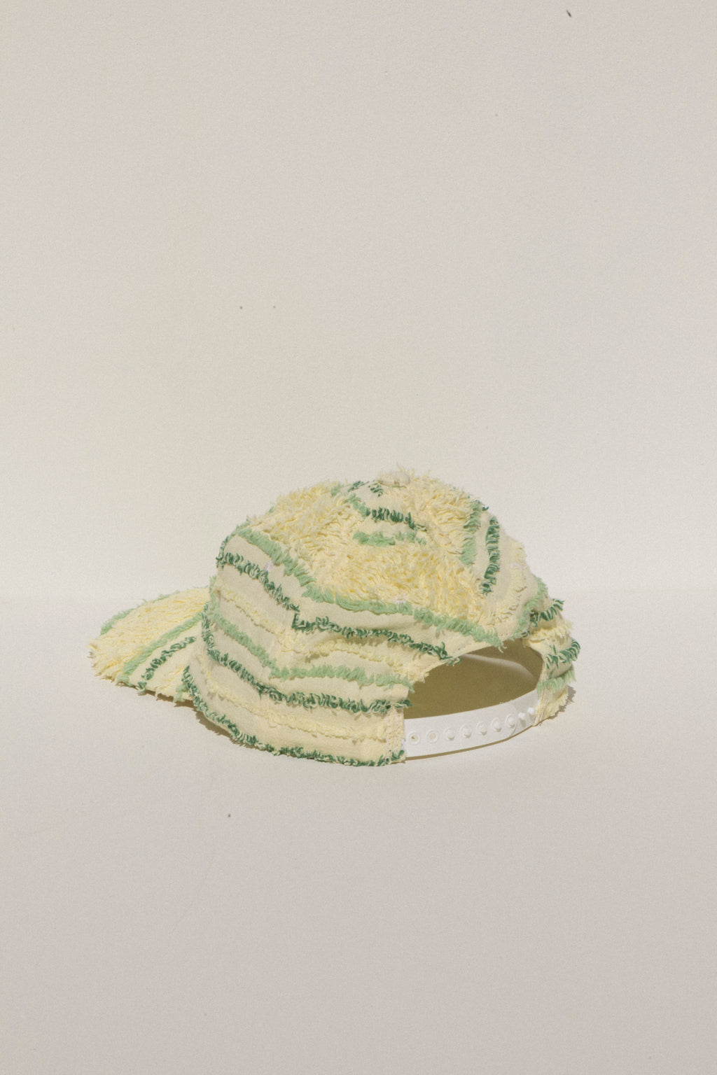 Chenille Hat - Lemon-Lime #3