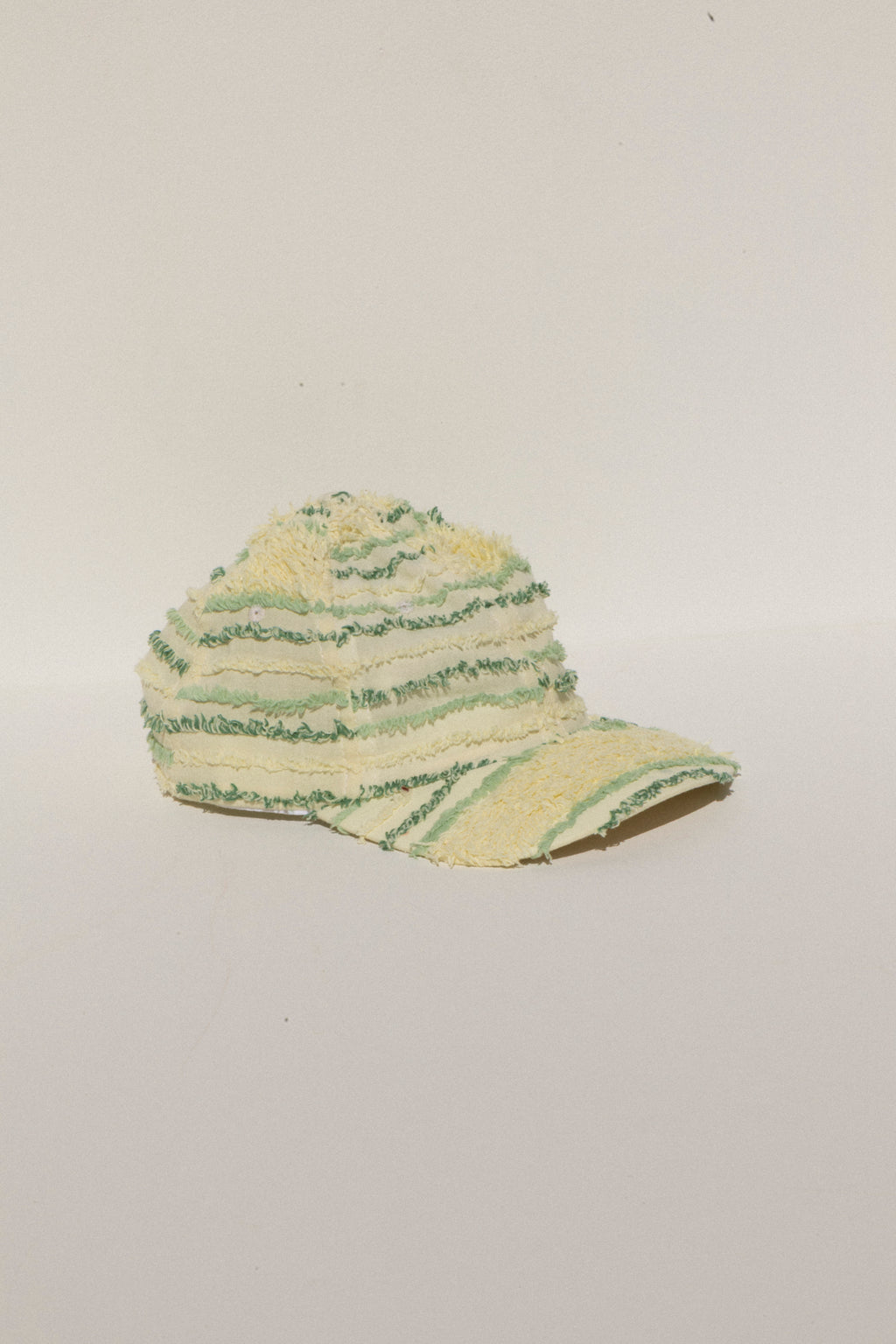 Chenille Hat - Lemon-Lime #4