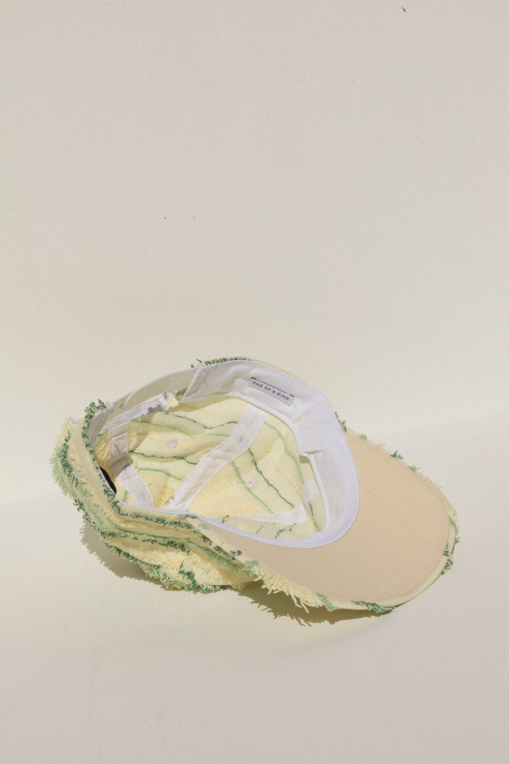 Chenille Hat - Lemon-Lime #4