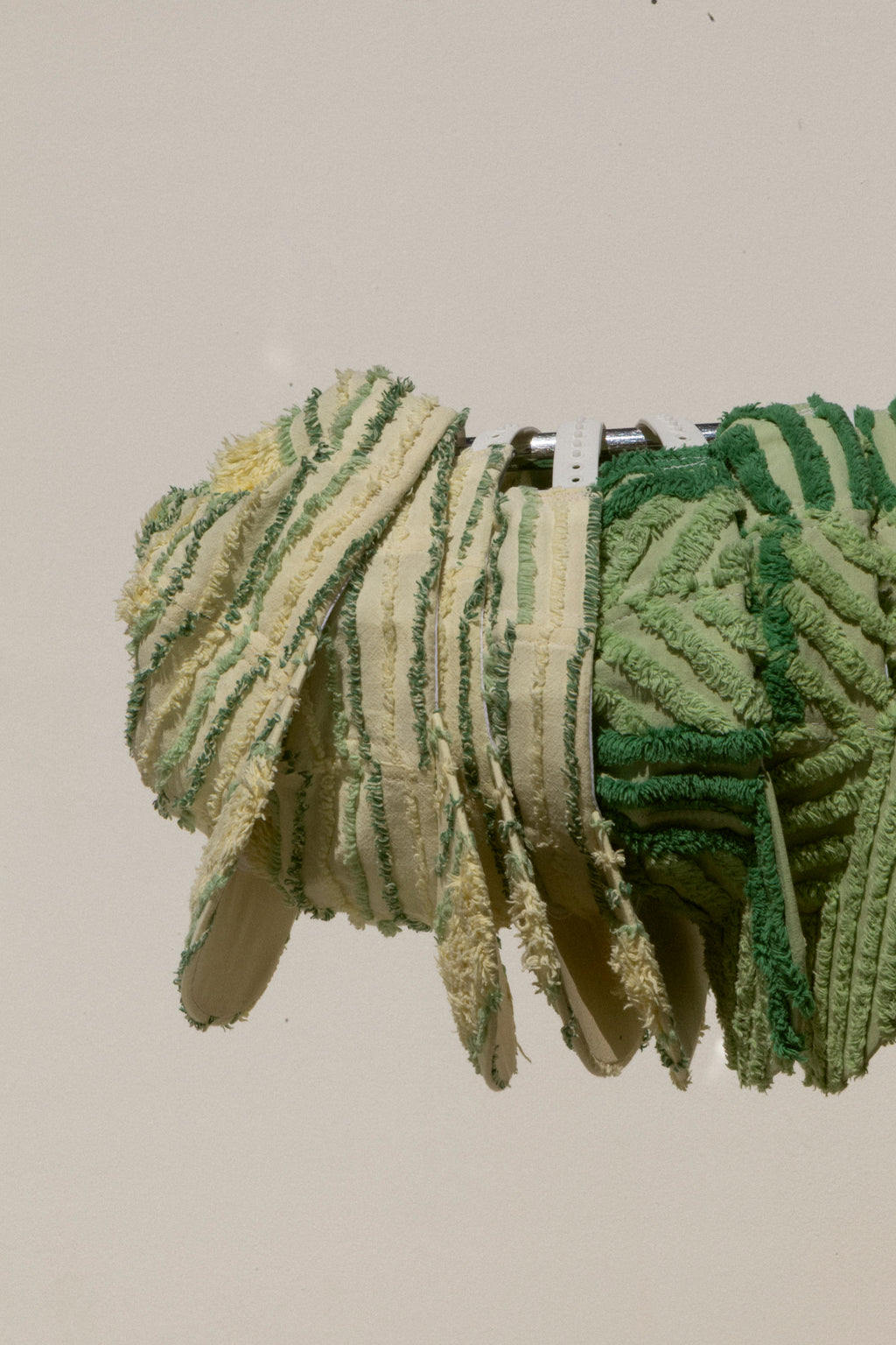 Chenille Hat - Lemon-Lime #4