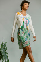 Doily Cardigan - Violets (Small)