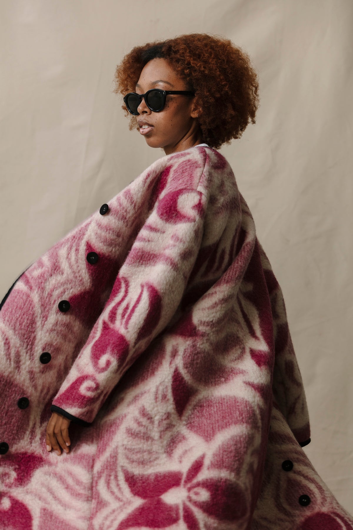 Long Brookes Jacket - Purple (Small)