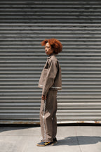 Ring Zip Jacket - Silver Rickrack