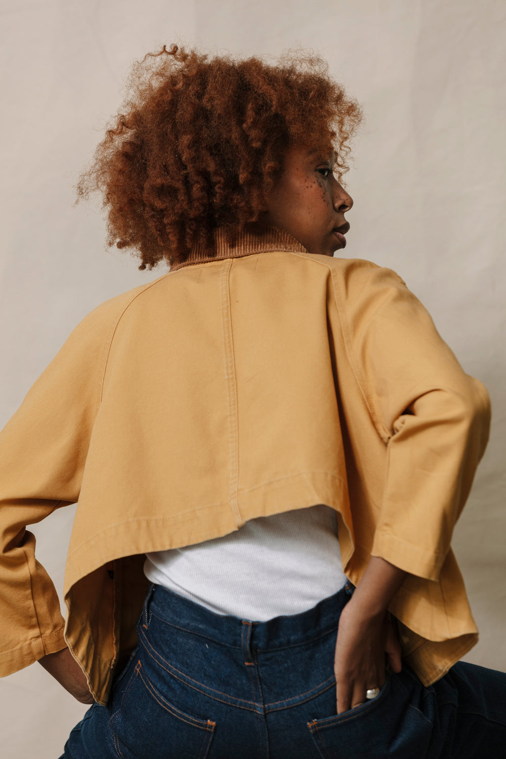 Laurel Swing Jacket - Amber Wheat