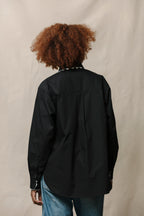 Rickrack Perfect Shirt - Black and Silver