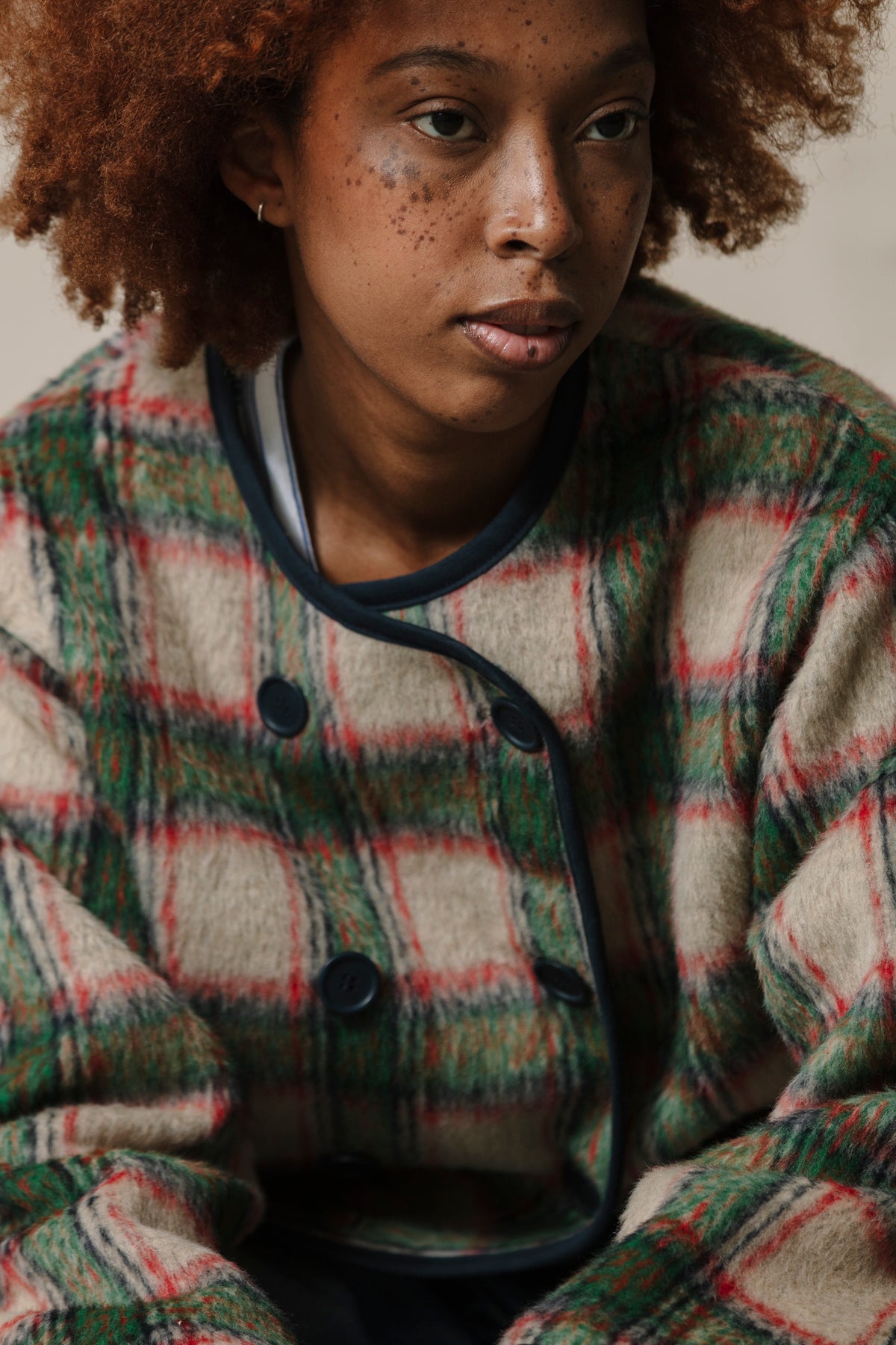 Short Brookes Jacket - Plaid