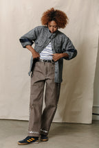 Relaxed Jeans - Silver Rickrack