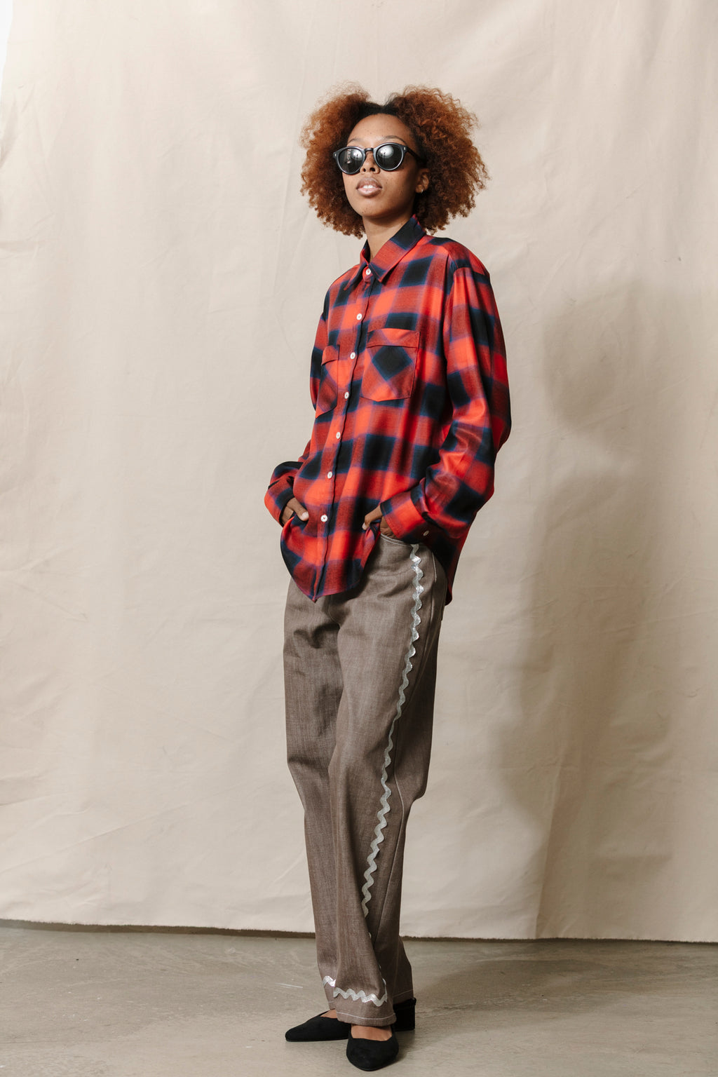 Sequoia Shirt - Red Shadow Plaid