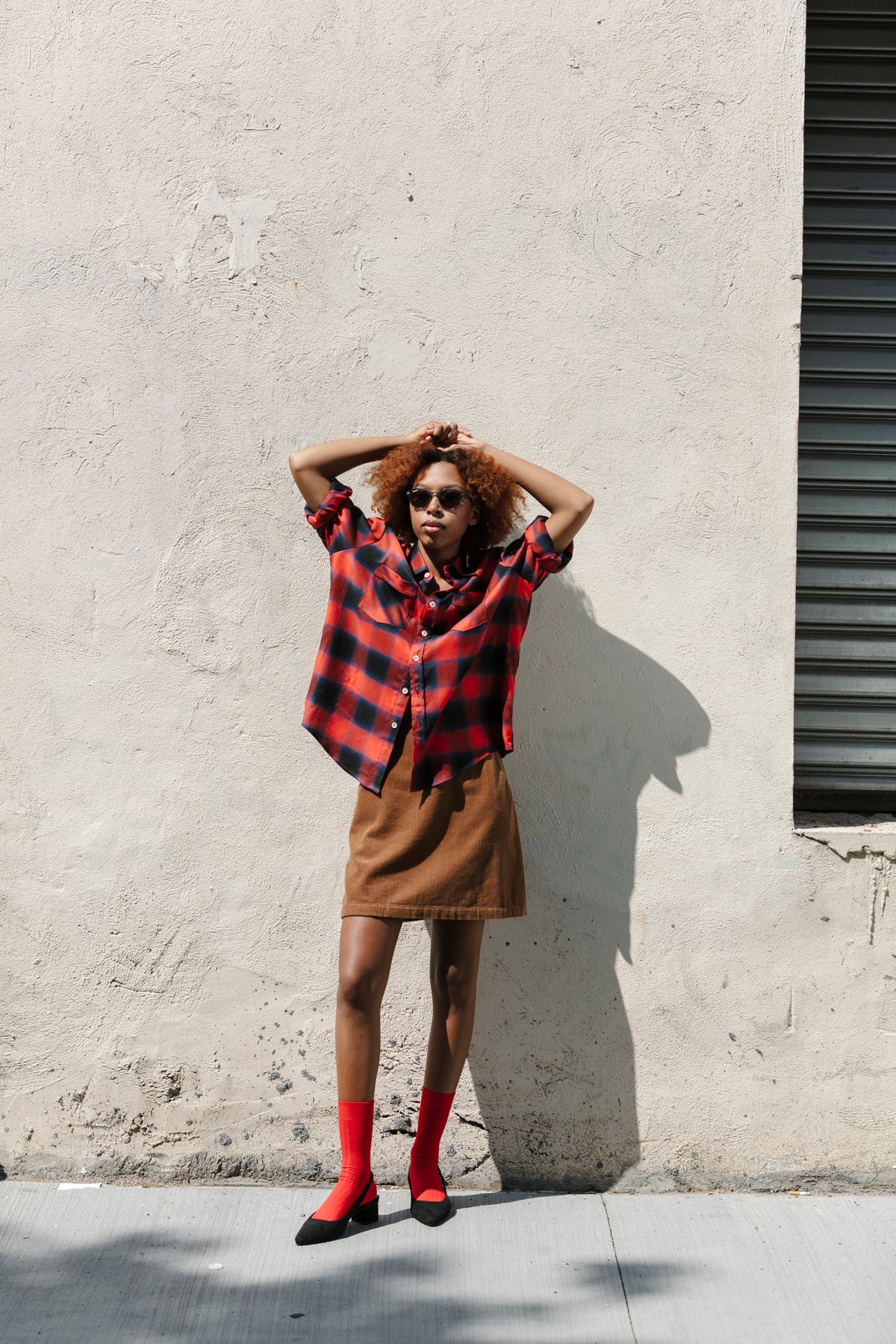 A-line Mini Skirt - Amber Corduroy