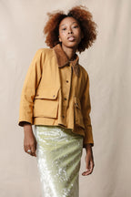 Laurel Swing Jacket - Amber Wheat