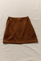 A-line Mini Skirt - Amber Corduroy