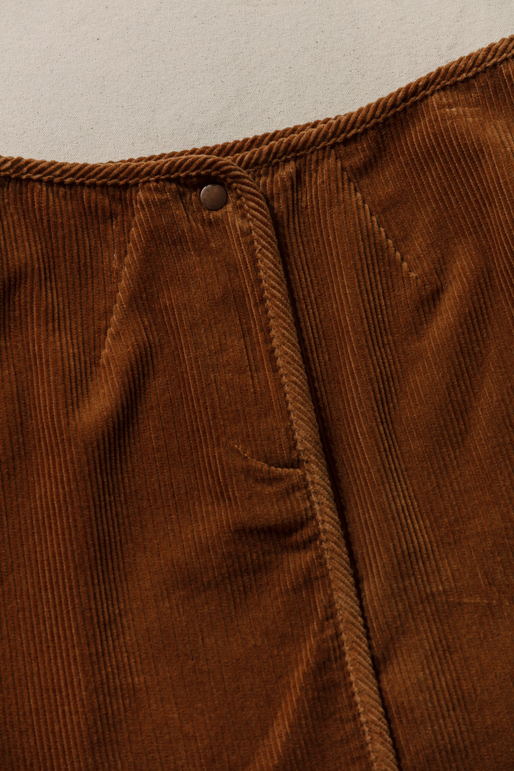 A-line Mini Skirt - Amber Corduroy