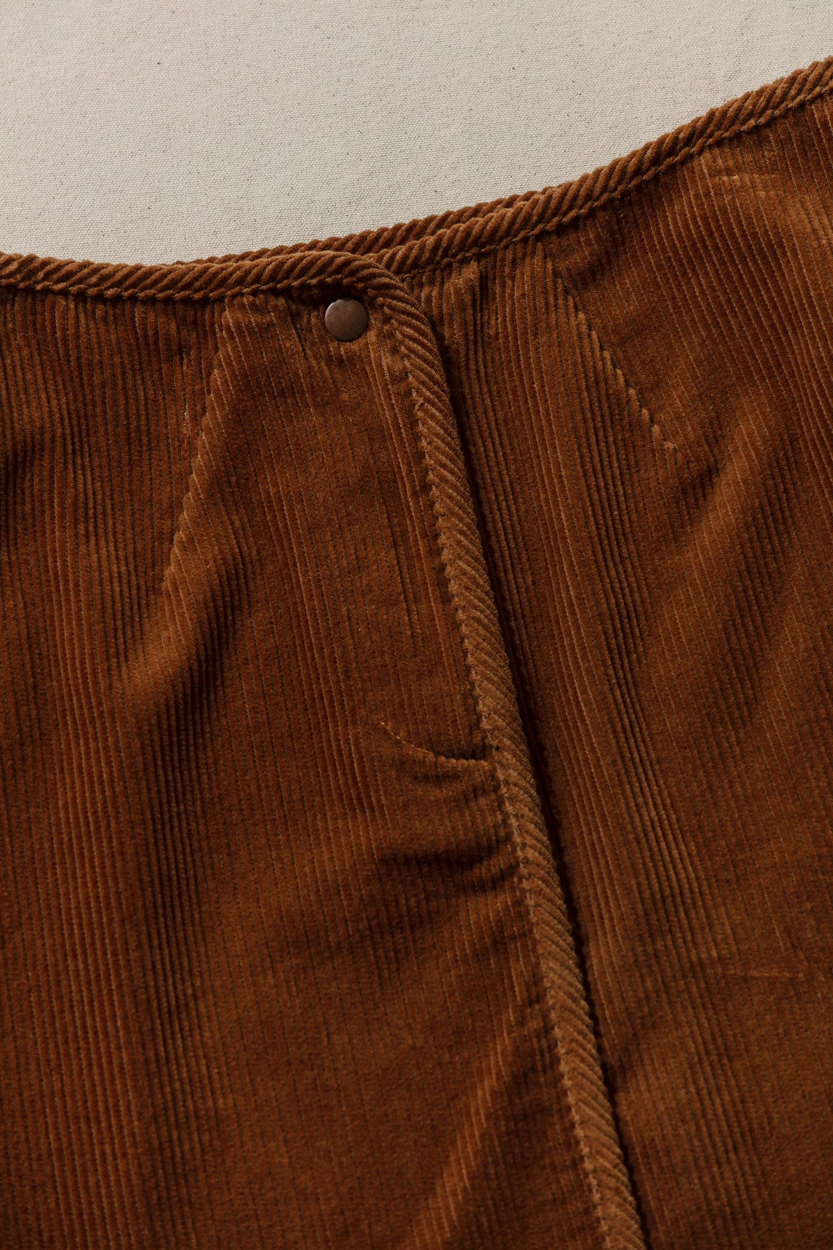 A-line Mini Skirt - Amber Corduroy